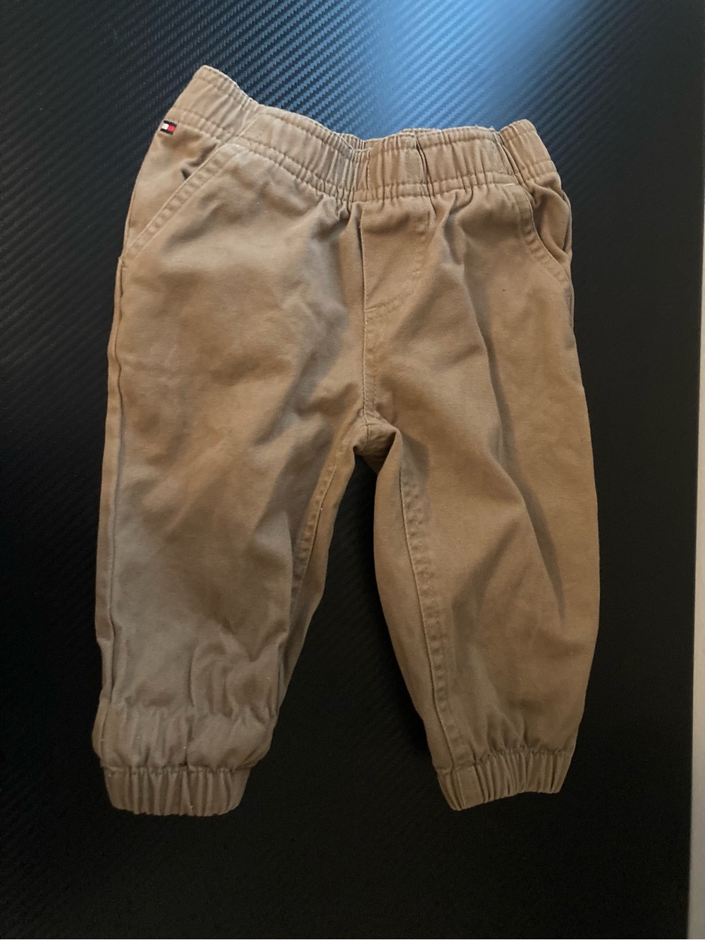 Tommy Hilfiger Kids Tan Elastic Waist Jogger Pants